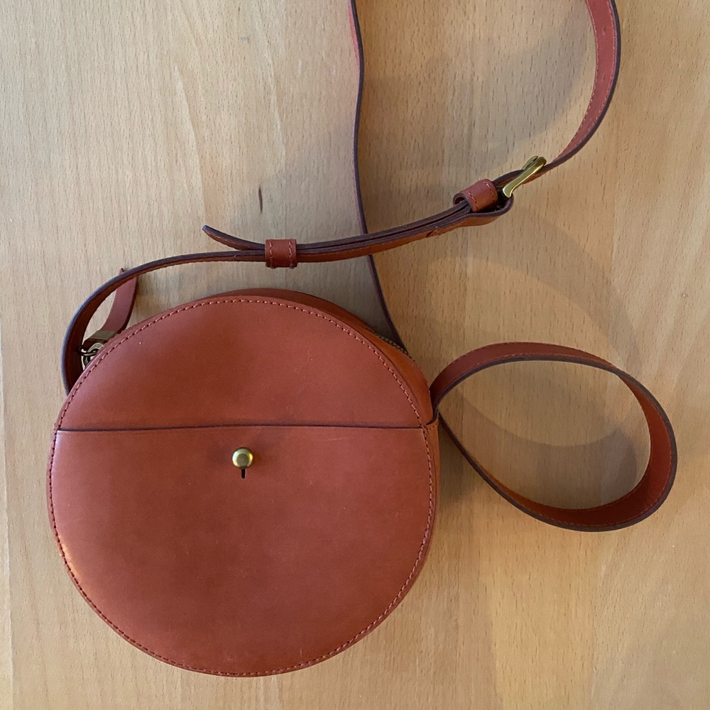 Leather Madewell Leather Crossbody Circle Bag